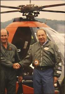 Leonard Greene (right) and his son Randall shared a passion for flight.